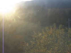 Kamera na svahu B, pohled od chaty