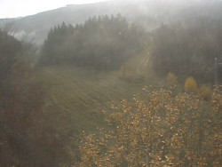 Kamera na svahu B, pohled od chaty