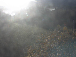 Kamera na svahu B, pohled od chaty