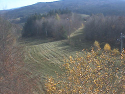 Kamera na svahu B, pohled od chaty