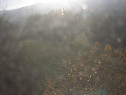 Kamera na svahu B, pohled od chaty