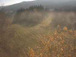 Kamera na svahu B, pohled od chaty