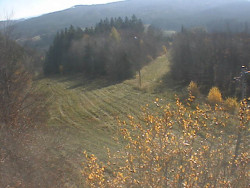 Kamera na svahu B, pohled od chaty