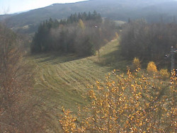 Kamera na svahu B, pohled od chaty