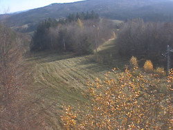 Kamera na svahu B, pohled od chaty