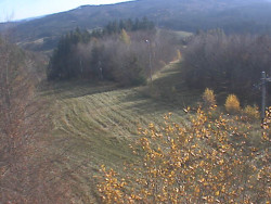 Kamera na svahu B, pohled od chaty