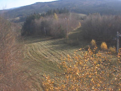 Kamera na svahu B, pohled od chaty