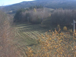 Kamera na svahu B, pohled od chaty