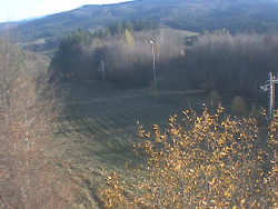 Kamera na svahu B, pohled od chaty