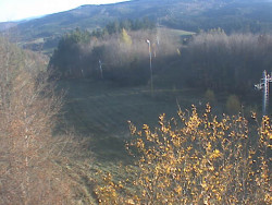 Kamera na svahu B, pohled od chaty