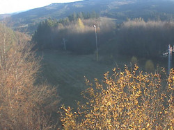 Kamera na svahu B, pohled od chaty