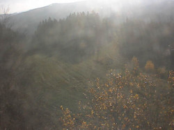 Kamera na svahu B, pohled od chaty