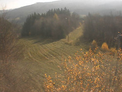 Kamera na svahu B, pohled od chaty