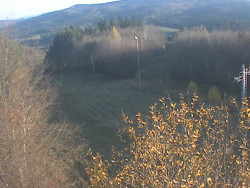 Kamera na svahu B, pohled od chaty