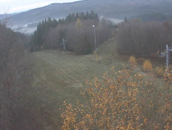 Kamera na svahu B, pohled od chaty