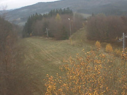 Kamera na svahu B, pohled od chaty