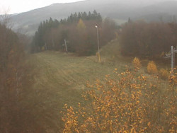 Kamera na svahu B, pohled od chaty