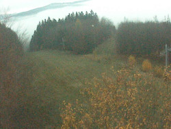 Kamera na svahu B, pohled od chaty