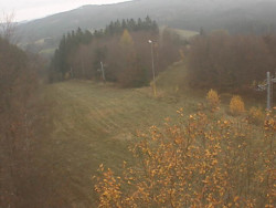 Kamera na svahu B, pohled od chaty