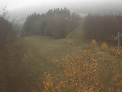 Kamera na svahu B, pohled od chaty