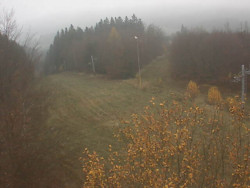 Kamera na svahu B, pohled od chaty