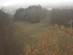 Kamera na svahu B, pohled od chaty