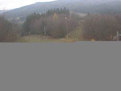 Kamera na svahu B, pohled od chaty
