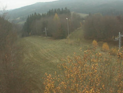 Kamera na svahu B, pohled od chaty