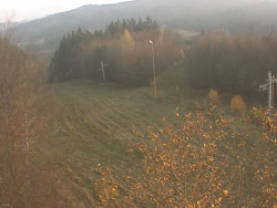 Kamera na svahu B, pohled od chaty