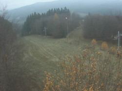 Kamera na svahu B, pohled od chaty