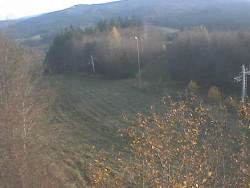 Kamera na svahu B, pohled od chaty