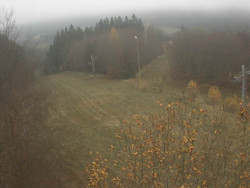 Kamera na svahu B, pohled od chaty