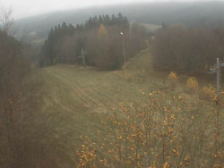 Kamera na svahu B, pohled od chaty