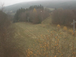 Kamera na svahu B, pohled od chaty