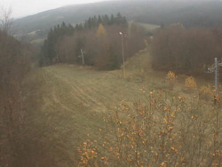 Kamera na svahu B, pohled od chaty