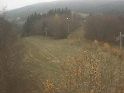 Kamera na svahu B, pohled od chaty