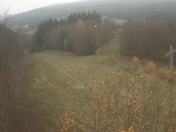 Kamera na svahu B, pohled od chaty