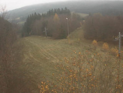 Kamera na svahu B, pohled od chaty