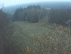 Kamera na svahu B, pohled od chaty