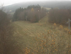 Kamera na svahu B, pohled od chaty