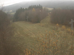 Kamera na svahu B, pohled od chaty