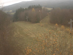 Kamera na svahu B, pohled od chaty