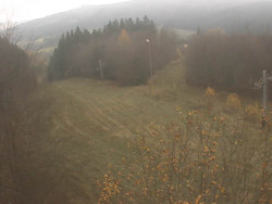 Kamera na svahu B, pohled od chaty