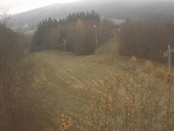 Kamera na svahu B, pohled od chaty