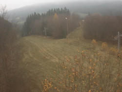 Kamera na svahu B, pohled od chaty