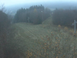 Kamera na svahu B, pohled od chaty