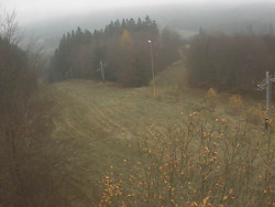 Kamera na svahu B, pohled od chaty