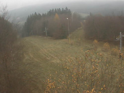 Kamera na svahu B, pohled od chaty