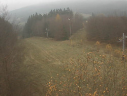 Kamera na svahu B, pohled od chaty