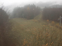 Kamera na svahu B, pohled od chaty